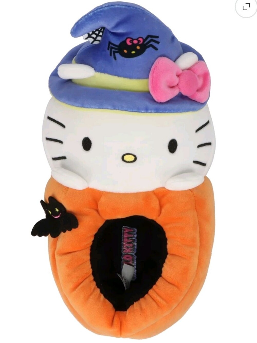 Hello Kitty Halloween Plush Slipper in Orange, Purple & Pink